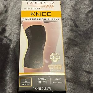 Copper fit compression sleeve knee